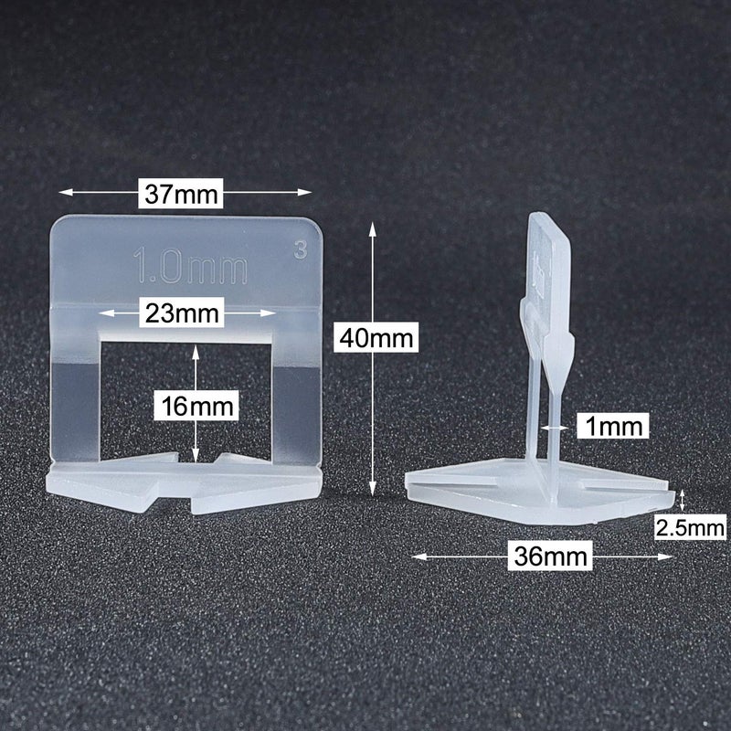 Xgunion Tile Leveling System Clips - 400 Pcs Clips(1/32" (1mm)) - Image 2